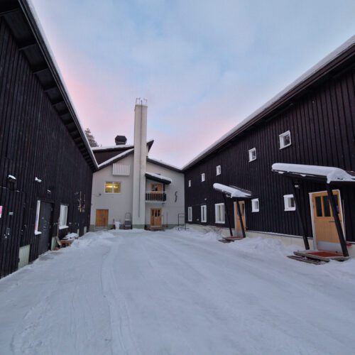 Oulanka research station in winter time.