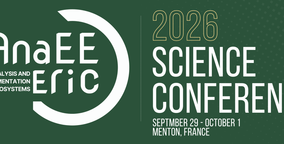 Next AnaEE Science Conference 29 SEP – 1 OKT 2026 in Menton, France