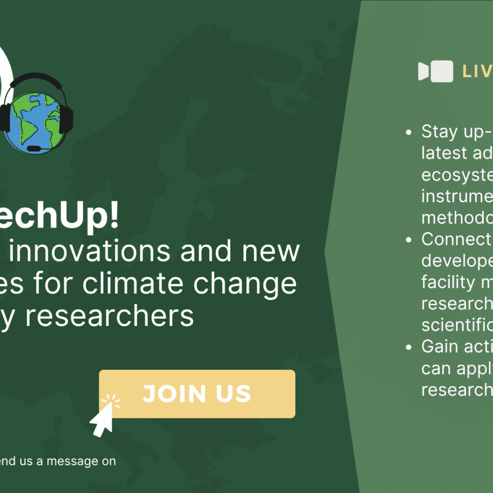 AnaEE TechUp webinar series
